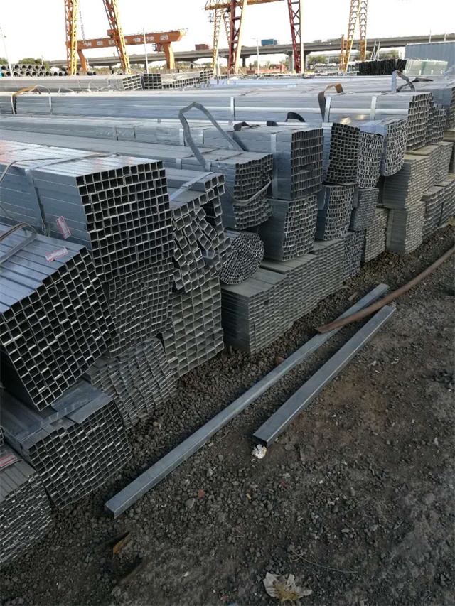 Q235B热浸建邺建邺建邺镀锌无缝方矩管 钢结构专用管材